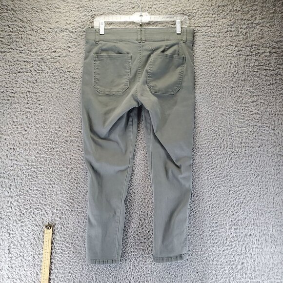 Democracy Jeans Women’s Size 6 Olive Green Cargo Style Stretch Denim - Picture 12 of 13